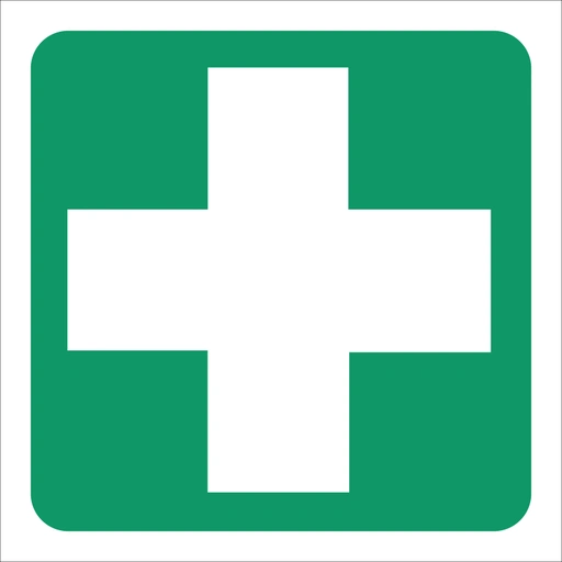 SABS First aid equipment safety sign